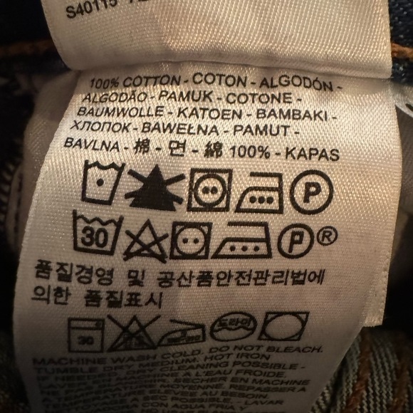 Levis White Oak Cone Denim High Rise Jeans in Blue Size‎ 26 - Picture 13 of 13